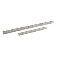 Silverline - Réglets en acier inoxydable, 2 pcs