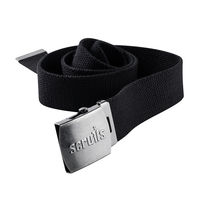 Scruffs - Ceinture ajustable noire en coton avec clip